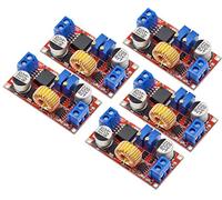 TECNOIOT 5pcs 5A Max XL4015 DC to DC CC CV Step-Down Lithium Battery Charger Converter