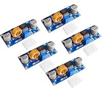 TECNOIOT 5pcs 5A XL4015 DC-DC Step Down Adjustable Power Supply Module LED Lithium Charger