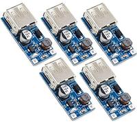 TECNOIOT 5pcs Convertisseur de Tension USB 0.9V-5V à 5V - Module d'Alimentation Booster DC