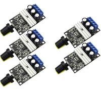 TECNOIOT 5pcs DC 3A 80W DC 6V 12V 24V 28V PWM Motor Speed Controller Regulator Adjustable