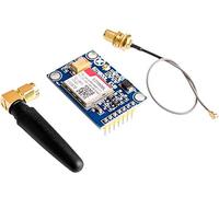 TECNOIOT SIM800L V2.0 5V Wireless GSM GPRS Module Quad-Band with Antenna Cable Cap |SIM800L Module sans Fil GPRS GSM Carte SIM Quadband 5V Quadband Band L Antenne de Forme pour Arduino