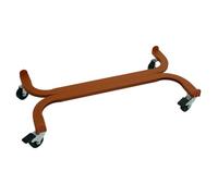 Tecnokit: Chariot à Plantes, différentes Tailles, avec Roues industrielles Ø 5 cm, Structure en Acier, Convient pour intérieur et extérieur, Jardin, rectangulaire 80 cm, cuit