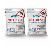 Tecnokit No Frost Sel anti-glace écologique, antigel et dissolvant de neige pour plantes, pelouse, rues et terrasses, non corrompu, sac de 5 kg (2 paquets)
