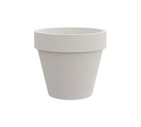 Tecnokit Tera Grand Pot en résine Standard One, Pot pour extérieur et intérieur, Technique de Rotation, Pots pour Plantes et Arbres, résistant aux UV, résistant au Gel, (Blanc, 60 cm)