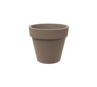 Tecnokit Tera Grand Pot en résine Standard One, Pot pour extérieur et intérieur, Technique de Rotation, Pots pour Plantes et Arbres, résistant aux UV, résistant au Gel, (capucino, 40 cm)