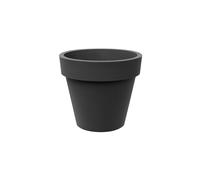 Tecnokit Tera Grand Pot en résine Standard One, Pot pour extérieur et intérieur, Technique de Rotation, Pots pour Plantes et Arbres, résistant aux UV, résistant au Gel, (Antracite, 60 cm)