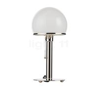 Tecnolumen Wagenfeld WA 24 Lampe de table corps nickelé/pied nickelé