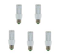 TECNOLUX EURO-3U a mené le tube de lampe d'ampoule E27 3000K lumière jaune 5W (Pack5)