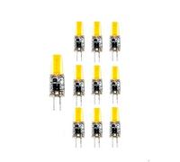 TECNOLUX EURO - Ampoule LED G4 LED COB 12V 3000K Lumière chaude 3W, (10 unités)