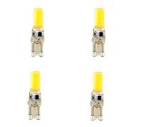TECNOLUX EURO - Ampoule LED G9 LED COB 220V 3000K Lumière chaude 5W, (4 unités)