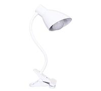 TECNOLUX EURO - LAMPE DE TABLE HOSE LE MODÈLE CLAMP COULEUR BLANCHE Seule une ampoule LED 5w peut être utilisée.