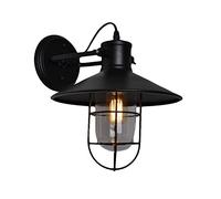 TECNOLUX EURO - LAMPE LUMINEUSE ANCIENNE VIEILLE EUROPEENNE AVEC COUVERCLE EN MAILLE DE FIL, BASE E27 Ø270 MM POUR CUISINE DOMESTIQUE, SALON, JARDIN, RESTAURANT, BAR