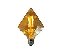 TECNOLUX EURO -LED Ampoules à filament 4W E27, éclairage LED vintage 4W Edison 3000K Diamond Point 46084