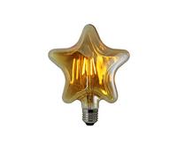 TECNOLUX EURO -LED Ampoules à filament 4W E27, éclairage LED vintage 4W Edison Hot 3000K Star