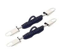 TECNOMAR Paire de Bandes de Ressort en Acier Inoxydable pour Adultes Unisexe Noir 19 cm