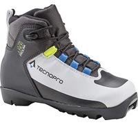 Tecnopro Chaussure Cross Country Ultra Jr. Prolink Ski de Fond Mixte Enfant, White/Black/Royal, 4