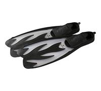 Tecnopro Fin F5 J Ailerons Mixte Adulte, Transparent/Black, 32-33