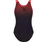 TECNOPRO Ruriana II Maillot de Bain Fille Black/Red Light FR: XXS (Taille Fabricant: 116)