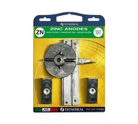 Tecnoseal Kit Anodes compatibles avec Mercury Mercruiser Moteurs et Pieds - Anode pour Pied Poppiero Moteur Hors-bord Hélice Trim - Rechange (F30-F40-F60)
