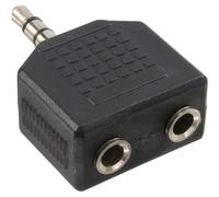 'tecnostore® Adaptateur Doubleur Câble Jack 3.5 Audio stéréo M 2 F Casque iPod MP3 Prise PC
