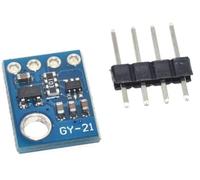 TECNOULAB 1 pièce Capteur d'humidité Gy-21 Htu21D avec Interface I2C de Haute précision, Remplacement SHT11 SHT15