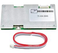 TECNOULAB 1 pièces 7S 40A 24V Li-ION Lipo Lithium 18650 Carte de Protection de Puissance de Batterie avec Balance