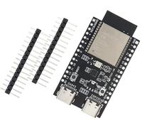 TECNOULAB 1 pièces ESP32-C6 Carte de développement Double Type-c N16 16 mo Flash ESP32 WiFi + Bluetooth WiFi6