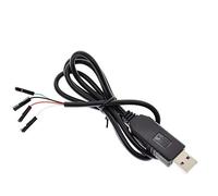 TECNOULAB 1 unité Module Câble USB PL2303 4 Broches vers UART TTL Câble Série RS232 4 Broches PL2303HX