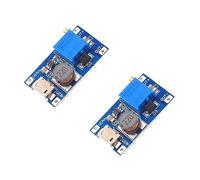 TECNOULAB 2 pièces 2A Booster DC-DC Intensifier 2/24 V à 5/12/28 V Micro USB MT3608 remplacer XL6009
