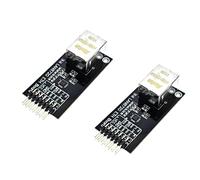 TECNOULAB 2 pièces Carte réseau LAN8720 Carte Ethernet Carte de développement d'interface émetteur-récepteur Ethernet RMII