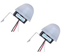 TECNOULAB 2 pièces Interrupteur Automatique pour lampadaire AS-20 AC 220V, avec Cellule photoélectrique à allumage Automatique