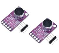 TECNOULAB 2 pièces Module de Carte d'amplificateur de Microphone MAX9814 contrôle Automatique du Gain, AGC Electret