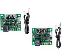 TECNOULAB 2 pièces Thermostat numérique W1209 thermomètre de température de Chaleur Froide, contrôle de la température, DC12V