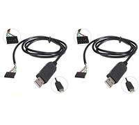 TECNOULAB 2 unités 6 Broches FTDI FT232RL USB vers Module Adaptateur Série USB vers TTL RS232 Câble