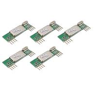 TECNOULAB 5 pièces Module récepteur sans Fil superhétérodyne RXB6 433MHz