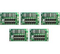TECNOULAB 5 pièces Panneau de Protection de Batterie au Lithium 3S 60A 11.1V 12.6V 18650 Version équilibrée