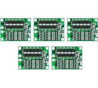 TECNOULAB 5 pièces Panneau de Protection de Batterie au Lithium 4s 40A, Version équilibrée 14.8V 16.8V 18650