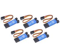 TECNOULAB 5 unités de Programmation St-Link V2, Mini Coque en métal, émulateur STM8, téléchargeur STM32