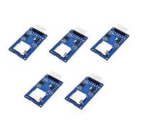 TECNOULAB 5pcs Carte de Stockage Micro SD Lecteur de Carte TF Module de Bouclier de mémoire SPI