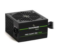 Tecnoware Alimentation Free Silent Pro 750 pour PC évolués avec Carte Graphique NVIDIA GeForce GTX - RTX, Ventilateur Silencieux, connecteurs PCI-E, CPU 4+4, SATA, Molex