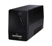 Tecnoware Era Plus 800 - UPS Line Interactive 0.8kVA/560W, 2 Prises CA, Batterie VRLA, Autonomie 10min, 230V, IP20, Format Compact