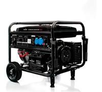 Tecnoware Générateur électrique 7800VA - Monophasé 230 Vac, 50 Hz - Moteur à explosion alimenté à l’essence (Capacité réservoir 25 L) - Allumage électrique et manuel