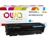 tecnoware K18974OW OWA toner compatible avec HP W2031X cyan