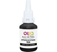 tecnoware K46024OW OWA Encre compatible EPSON EcoTank 104 BK
