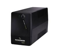 Tecnoware Power Systems UPS 1100VA pour PC/Modem, pas pour Gaming/Console, onduleur ERA PLUS, 2 Schuko, logiciel, protection coupures et surtensions pour PC, modem, vidéosurveillance, caisse, NAS, POS