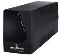 Tecnoware UPS 2000VA pour PC/Modem, pas pour Gaming/Console, onduleur ERA PLUS, 6 prises IEC, logiciel, protection contre coupures et surtensions pour PC, modem, vidéosurveillance, caisse, NAS, POS