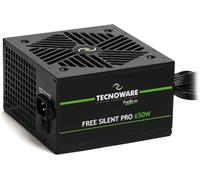 Tecnoware Alimentation Free Silent Pro 650 pour PC évolués avec Carte Graphique NVIDIA GeForce GTX - RTX, Ventilateur Silencieux, connecteurs PCI-E, CPU 4+4, SATA, Molex