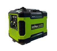 Tecnoware Power Systems - Générateur Portable 2200VA, Onduleur Silencieux 58dB, Monophasé 230V, Démarrage Manuel, Eco Speed Control, 10h Autonomie, Jardinage, Bricolage, Camping, Vert, 2200VA