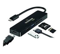 Tecnoware Power Systems - Hub USB Type-C 5-en-1 - HDMI 4K, USB 2.0/3.0, SDXC/Micro SD