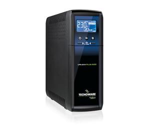 Tecnoware Power Systems UPS 2000VA pour Console Gaming, MAC et PC avec PFC actif, EXA PLUS, 8 prises IEC, logiciel, protection contre coupures et surtensions pour gaming et graphisme pro